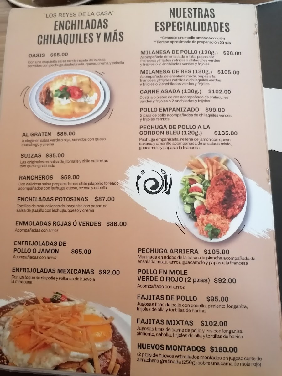 Restaurante Oasis Atlacomulco Menu - Image 1