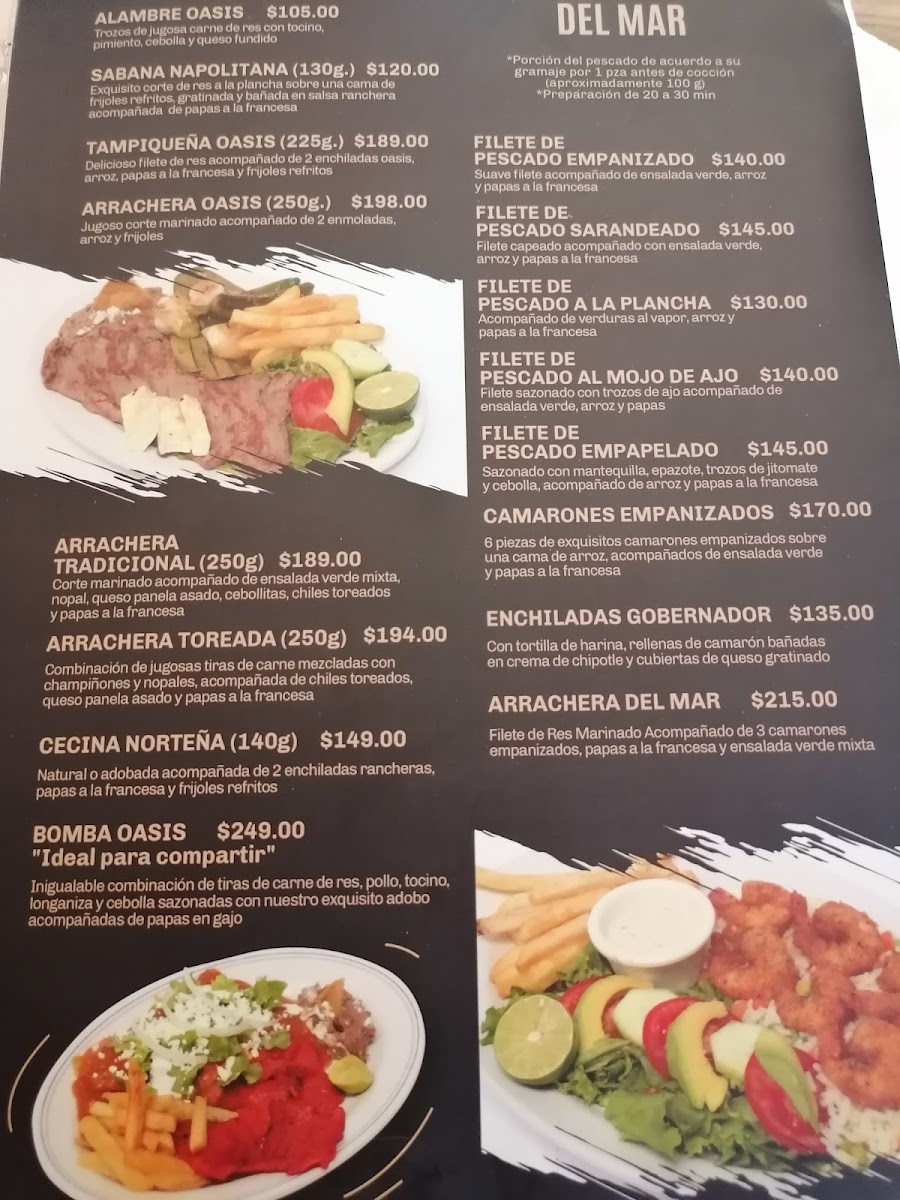 Restaurante Oasis Atlacomulco Menu - Image 3